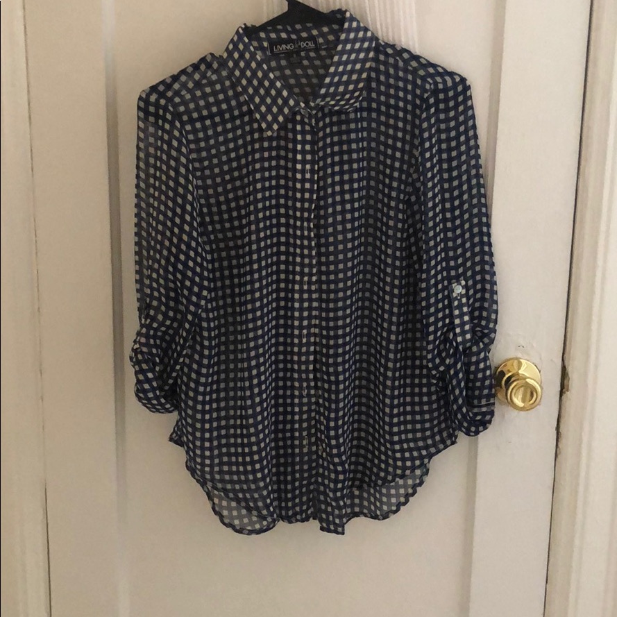 Gingham Blouse